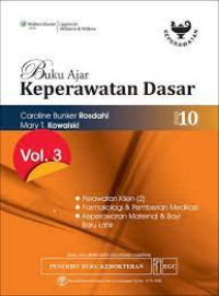 Image of Buku Ajar Keperawatan Dasar Volume 3 Ed.10 = Textbook of Basic Nursing
