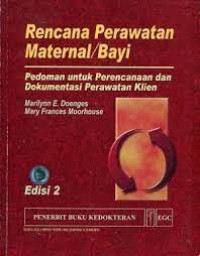 Image of Rencana Perawatan Maternal/Bayi Edisi  2