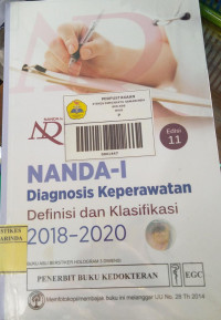 Image of NANDA I Diagnosis Keperawatan ; Defenisi dan Klasifikasi 2018-2020 = NANDA International Nursing Diagnoses and Classification 2018-2020 Edisi 11