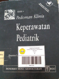 Image of Pedoman Klinis Keperawatan Pediatrik Edisi 4 (FC)